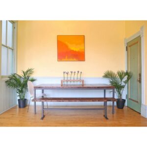 Industrial Dining Table — 48" L x 30" W