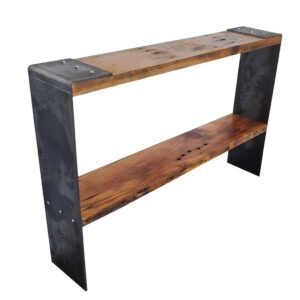 Modern Industrial Console Table — 24 Inches