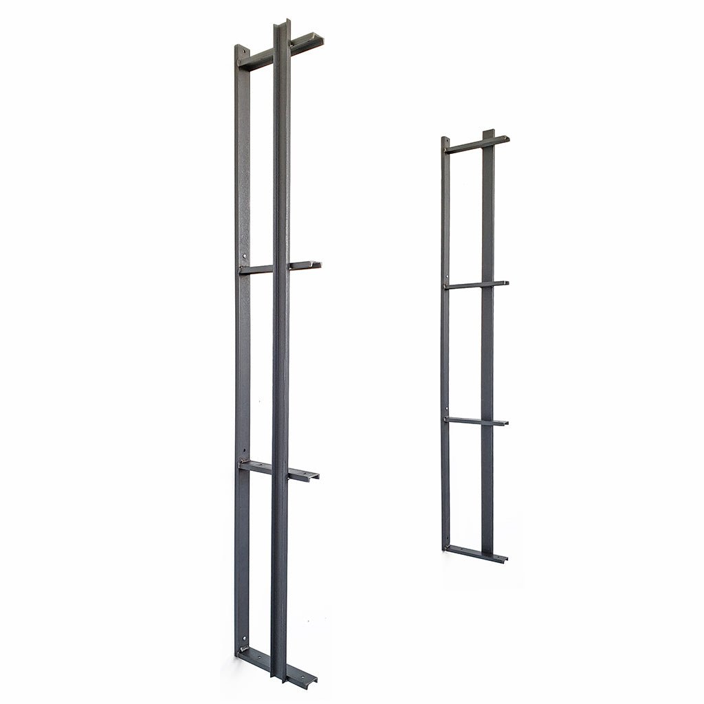 Heavy-Duty Shelf Brackets with Bookends — 2 Shelf 16" / Black / Yes I Understand.