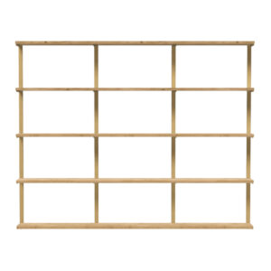 Wall Mounted Shelving - 5 Shelf Unit — 12"L Shelves: 2 Brackets